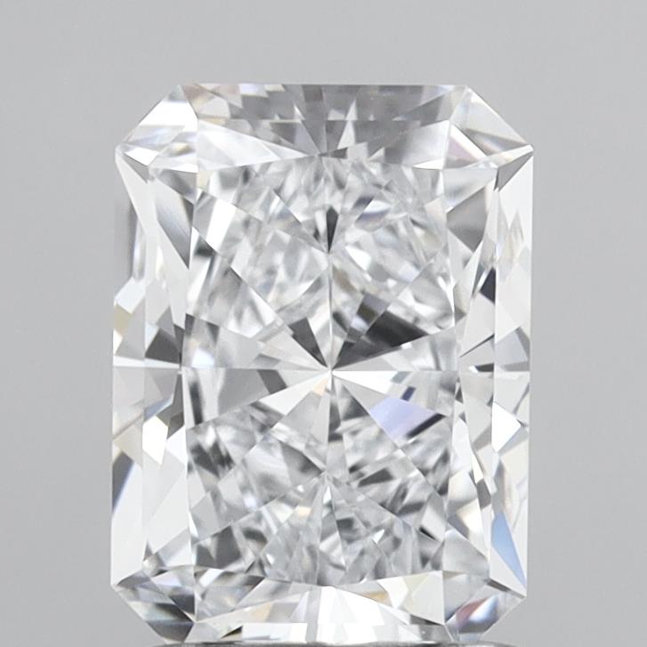 1.50 Carat Radiant Shaped, Ideal Cut, E Color, IF Clarity, IGI Certified Lab Grown Diamond