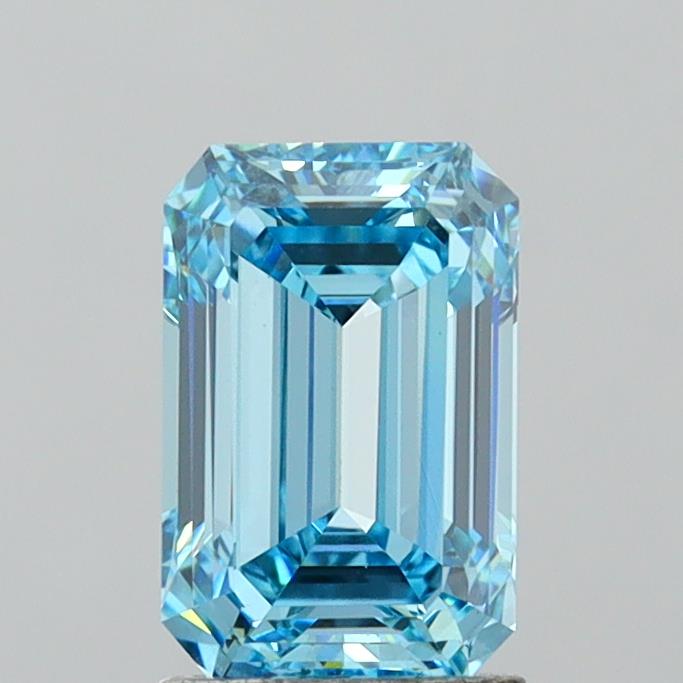 1.94 Carat Emerald Shaped, Ideal Cut, VS1 Clarity, IGI Certified Lab Grown Diamond