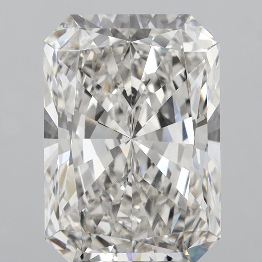 6.10 Carat Radiant Shaped, Excellent Cut, G Color, VVS2 Clarity, IGI Certified Lab Grown Diamond