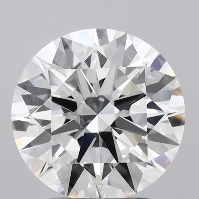 2.77 Carat Round Shaped, Ideal Cut, E Color, VVS2 Clarity, IGI Certified Lab Grown Diamond
