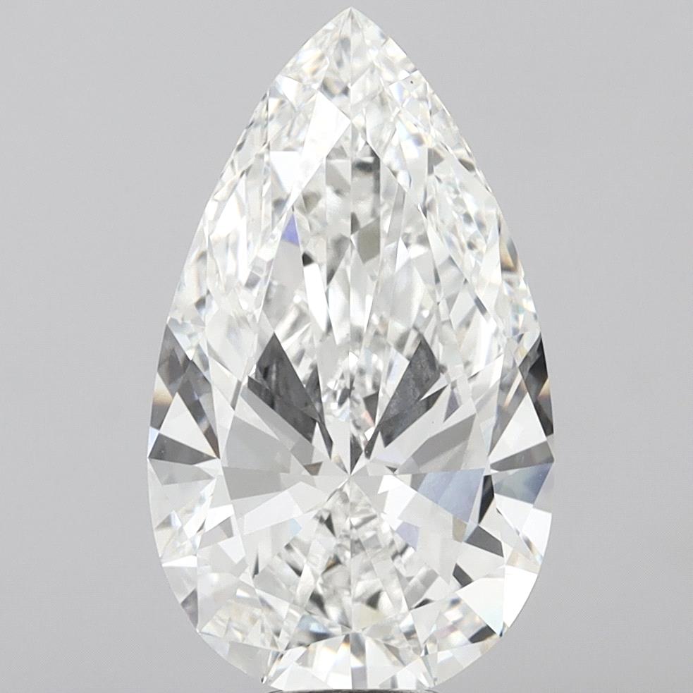 10.02 Carat Pear Shaped, Excellent Cut, E Color, VS1 Clarity, IGI Certified Lab Grown Diamond