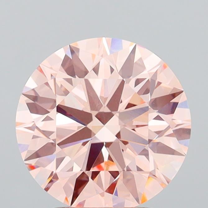 2.91 Carat Round Shaped, Ideal Cut, VVS2 Clarity, IGI Certified Lab Grown Diamond