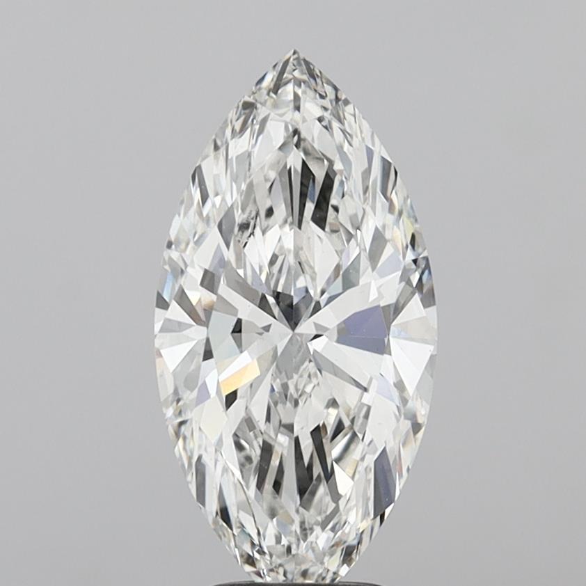 4.06 Carat Marquise Shaped, Excellent Cut, F Color, VS1 Clarity, IGI Certified Lab Grown Diamond