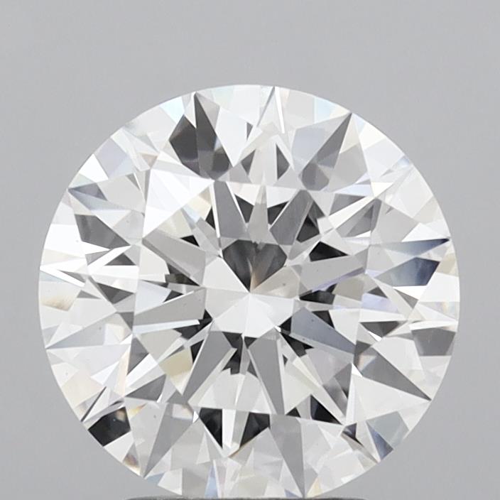 3.08 Carat Round Shaped, Ideal Cut, E Color, VVS2 Clarity, IGI Certified Lab Grown Diamond
