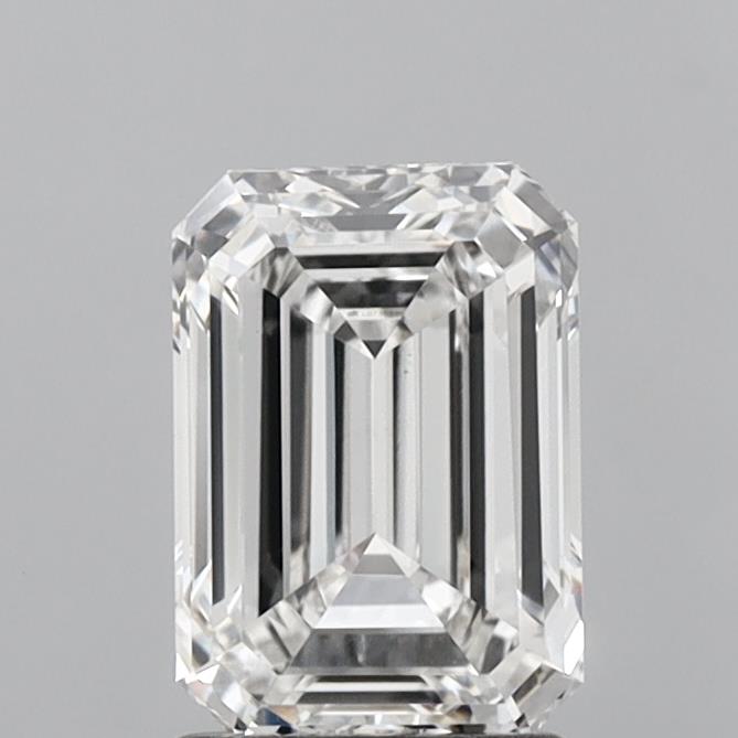 1.92 Carat Emerald Shaped, Ideal Cut, G Color, VS1 Clarity, IGI Certified Lab Grown Diamond