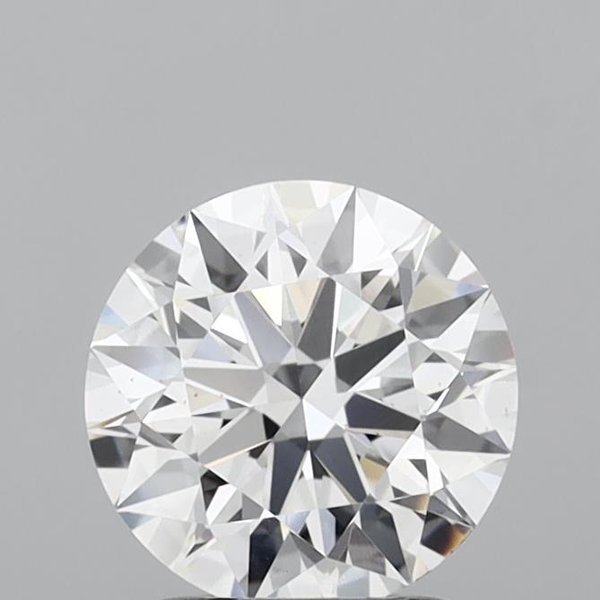 1.84 Carat Round Shaped, Ideal Cut, D Color, VS2 Clarity, IGI Certified Lab Grown Diamond