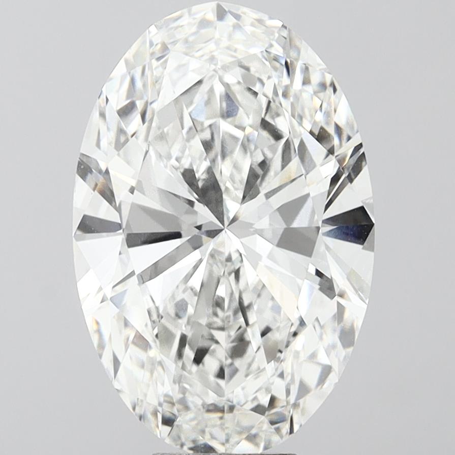 10.05 Carat Oval Shaped, Excellent Cut, F Color, VVS2 Clarity, IGI Certified Lab Grown Diamond