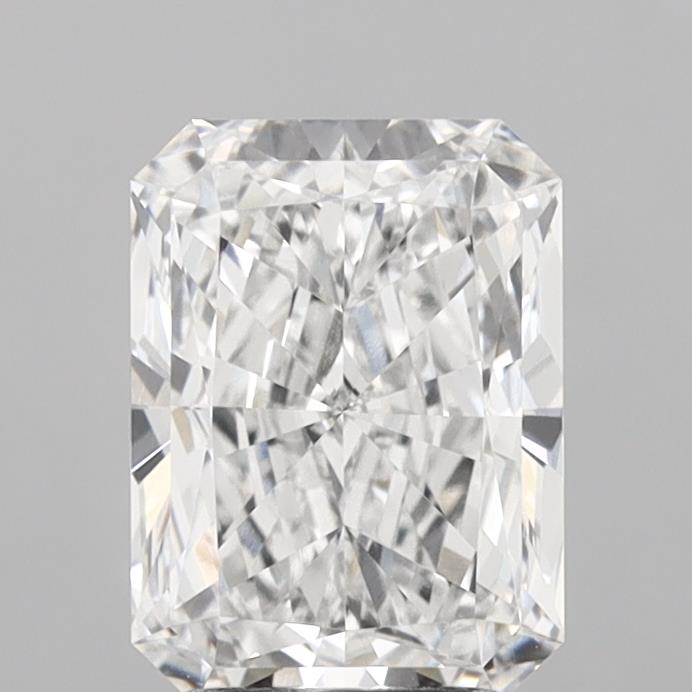 2.47 Carat Radiant Shaped, Excellent Cut, E Color, VVS1 Clarity, IGI Certified Lab Grown Diamond