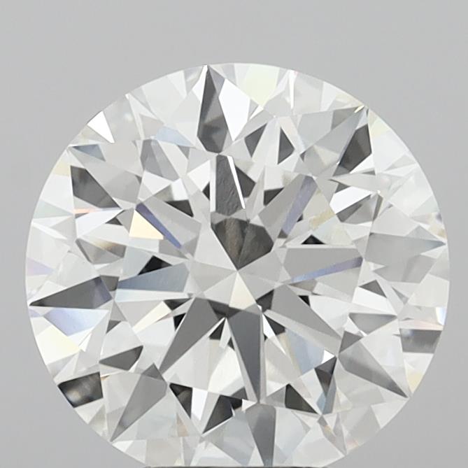 5.06 Carat Round Shaped, Ideal Cut, F Color, VVS2 Clarity, IGI Certified Lab Grown Diamond