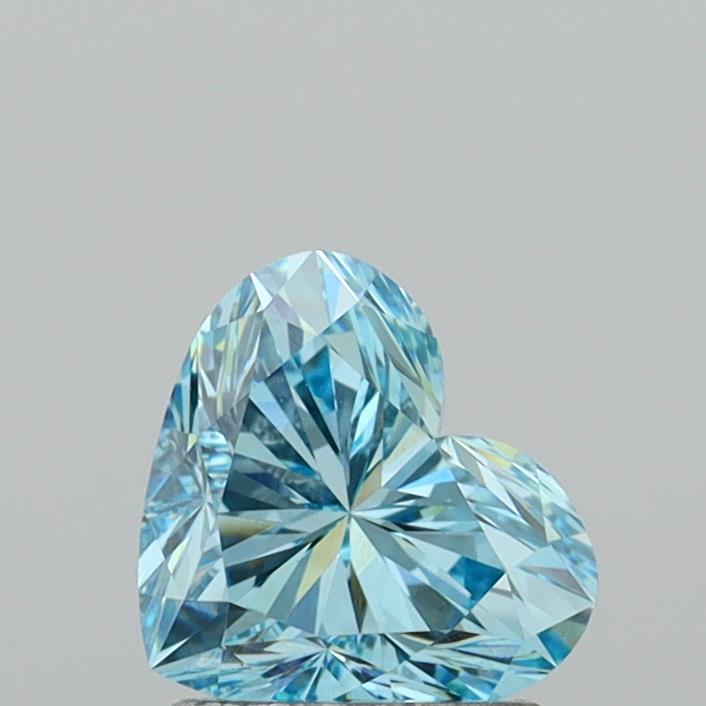1.55 Carat Heart Shaped, Ideal Cut, VS1 Clarity, IGI Certified Lab Grown Diamond