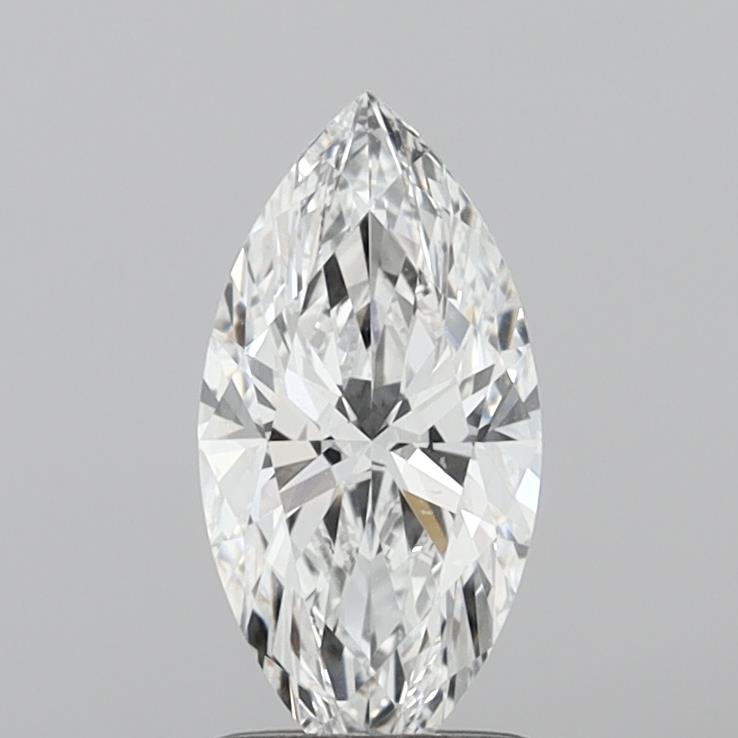 1.25 Carat Marquise Shaped, Ideal Cut, D Color, VVS1 Clarity, IGI Certified Lab Grown Diamond