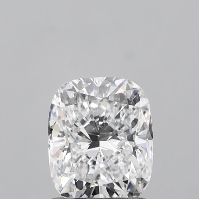 1.03 Carat Cushion Shaped, Ideal Cut, D Color, VVS2 Clarity, IGI Certified Lab Grown Diamond