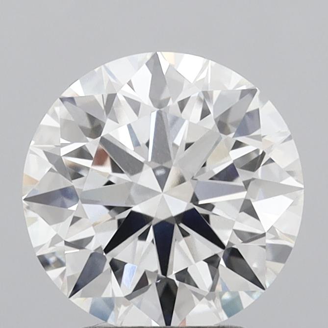 2.85 Carat Round Shaped, Ideal Cut, E Color, VVS2 Clarity, IGI Certified Lab Grown Diamond