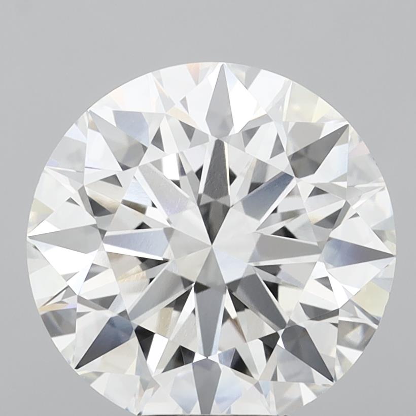 6.09 Carat Round Shaped, Ideal Cut, F Color, VVS1 Clarity, IGI Certified Lab Grown Diamond
