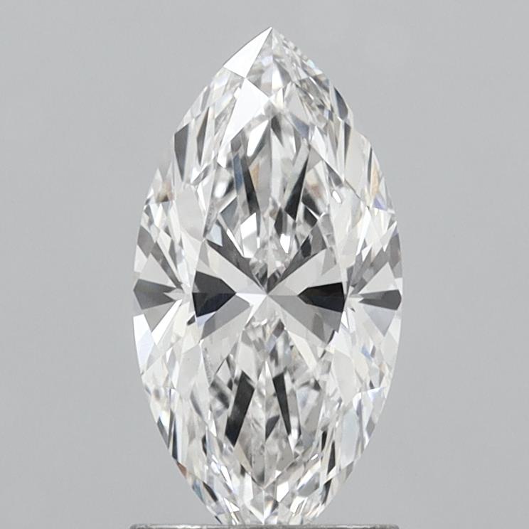 1.49 Carat Marquise Shaped, Ideal Cut, E Color, VVS2 Clarity, IGI Certified Lab Grown Diamond