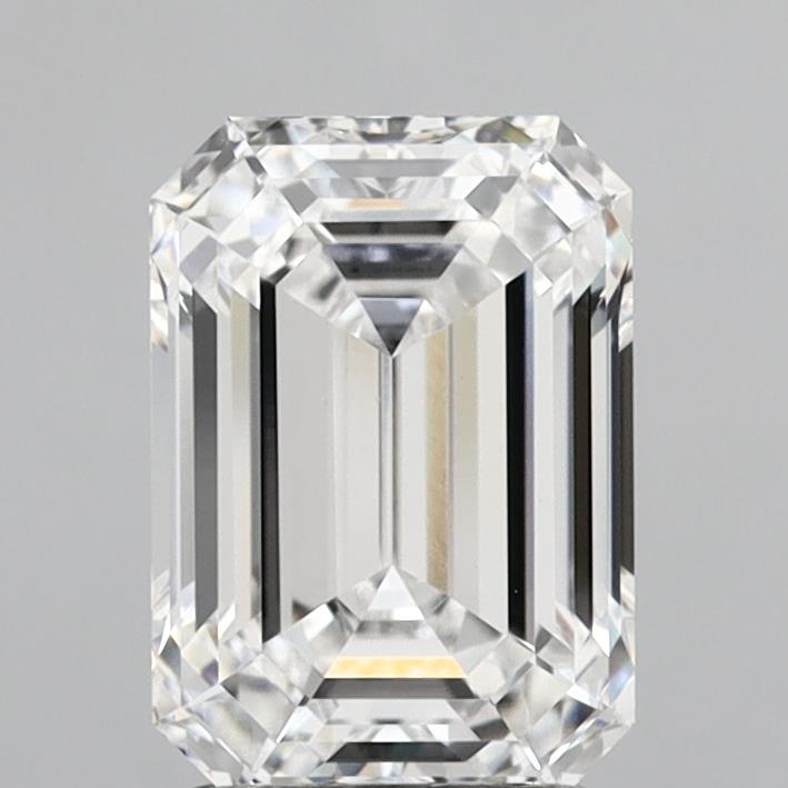 3.08 Carat Emerald Shaped, Excellent Cut, E Color, VS1 Clarity, IGI Certified Lab Grown Diamond