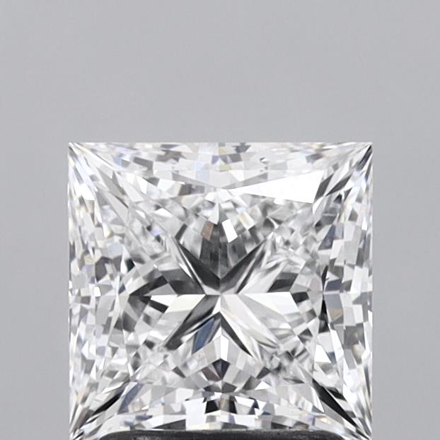 1.93 Carat Princess Shaped, Ideal Cut, D Color, VVS2 Clarity, IGI Certified Lab Grown Diamond