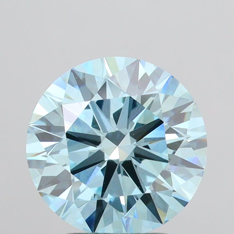 2.86 Carat Round Shaped, Ideal Cut, VS1 Clarity, IGI Certified Lab Grown Diamond