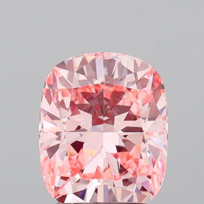 2.03 Carat Cushion Shaped, Ideal Cut, VVS2 Clarity, IGI Certified Lab Grown Diamond