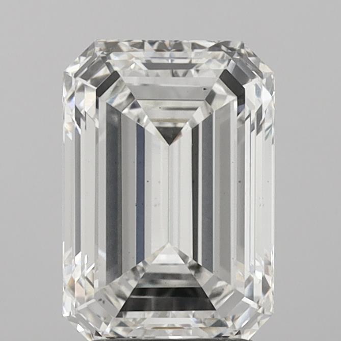 2.87 Carat Emerald Shaped, Excellent Cut, F Color, VS2 Clarity, IGI Certified Lab Grown Diamond