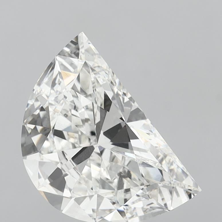 5.07 Carat Half Moon Shaped, Very Good Cut, F Color, VS1 Clarity, IGI Certified Lab Grown Diamond