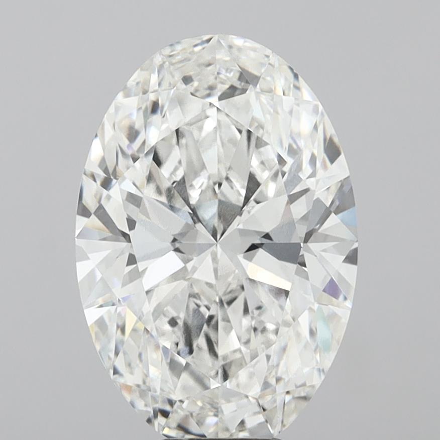 9.01 Carat Oval Shaped, Ideal Cut, F Color, VVS2 Clarity, IGI Certified Lab Grown Diamond