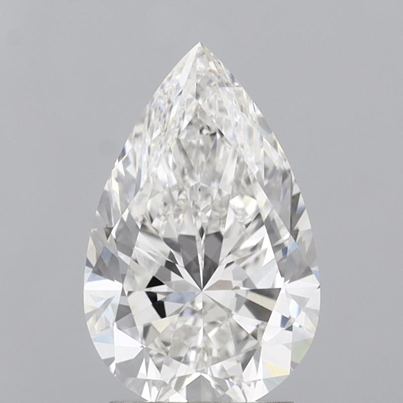 2.51 Carat Pear Shaped, Very Good Cut, F Color, VVS2 Clarity, IGI Certified Lab Grown Diamond