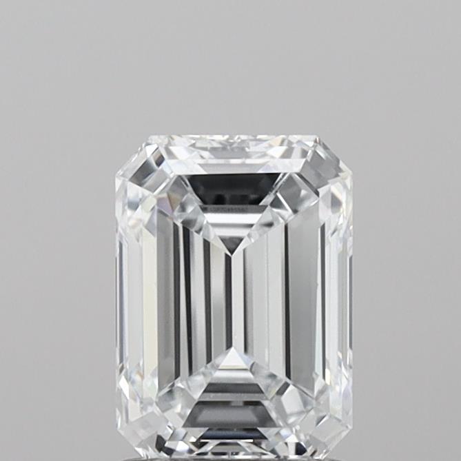 1.57 Carat Emerald Shaped, Ideal Cut, F Color, VS2 Clarity, IGI Certified Lab Grown Diamond