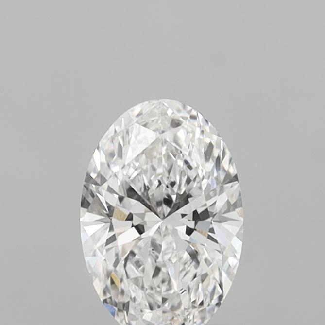 0.97 Carat Oval Shaped, Ideal Cut, D Color, VVS2 Clarity, IGI Certified Lab Grown Diamond