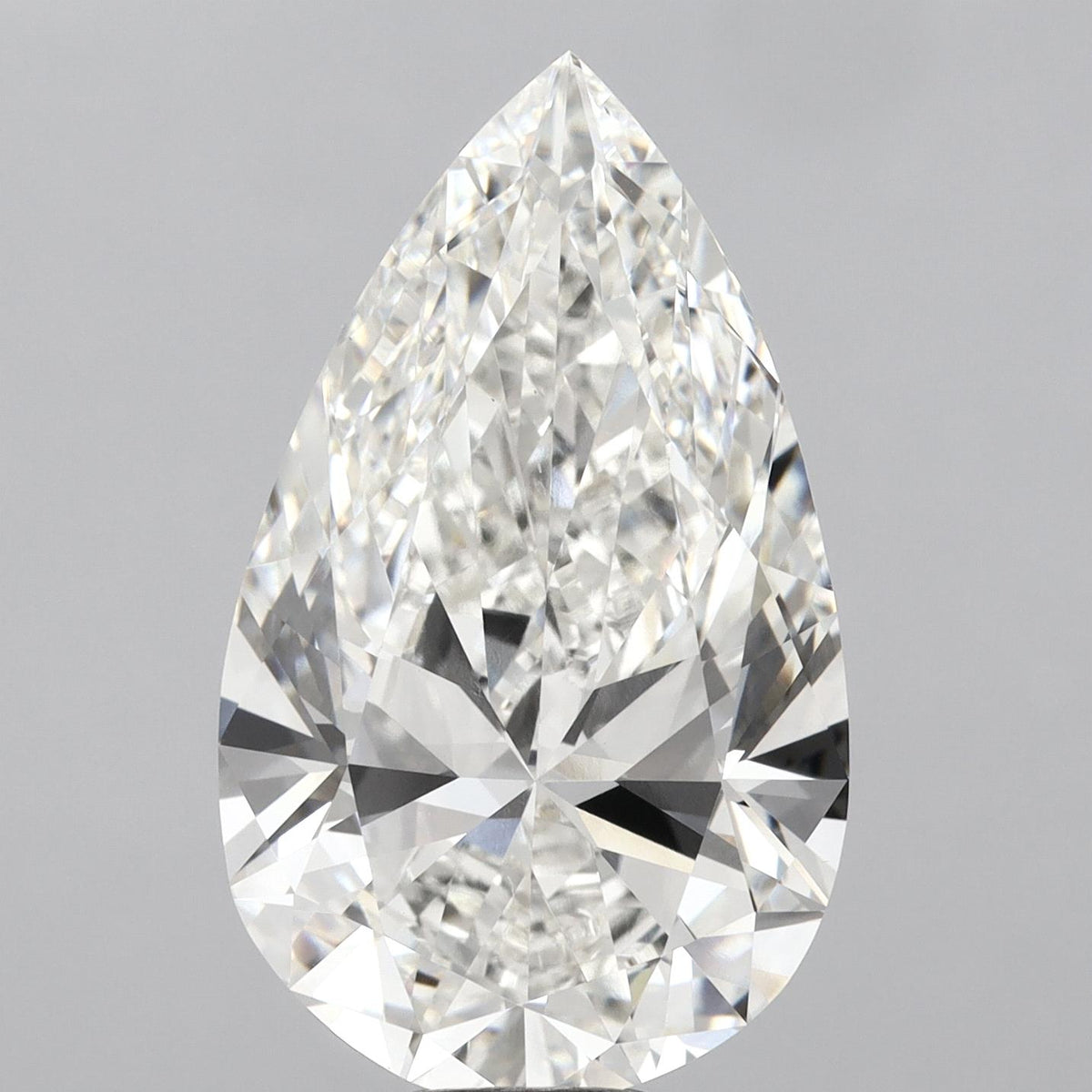 13.02 Carat Pear Shaped, Ideal Cut, G Color, VVS2 Clarity, IGI Certified Lab Grown Diamond