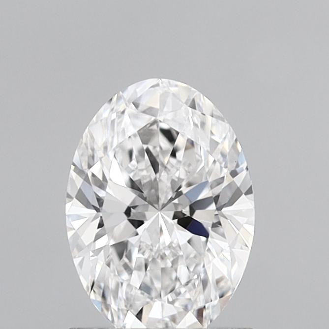 1.24 Carat Oval Shaped, Ideal Cut, D Color, VVS2 Clarity, IGI Certified Lab Grown Diamond