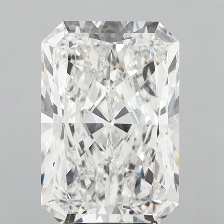 8.54 Carat Radiant Shaped, Excellent Cut, E Color, VS1 Clarity, IGI Certified Lab Grown Diamond