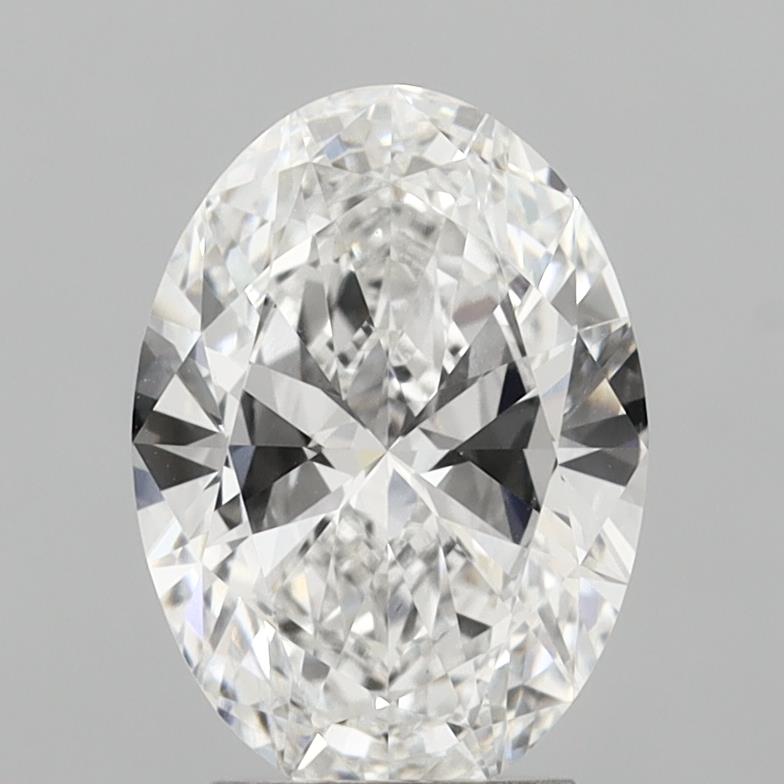 2.07 Carat Oval Shaped, Excellent Cut, D Color, VS1 Clarity, IGI Certified Lab Grown Diamond