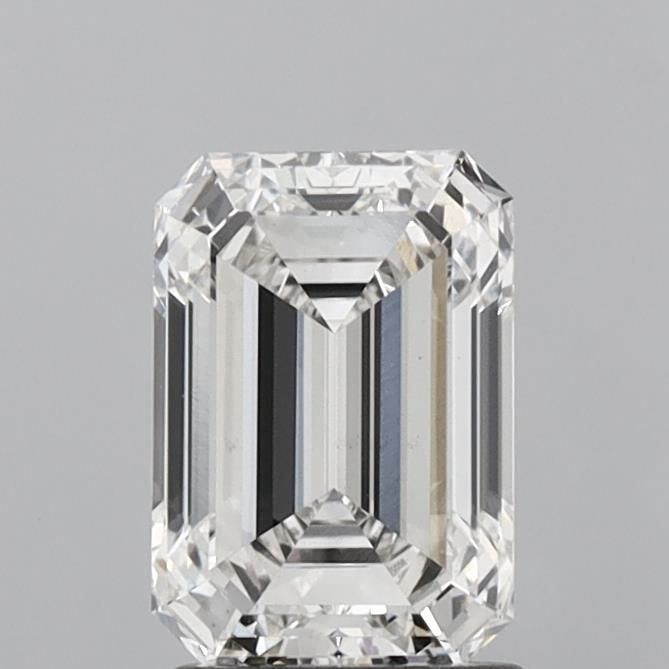 1.90 Carat Emerald Shaped, Ideal Cut, G Color, VS1 Clarity, IGI Certified Lab Grown Diamond