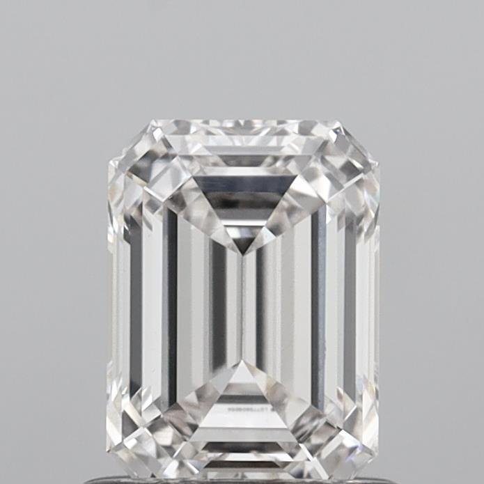 1.02 Carat Emerald Shaped, Ideal Cut, G Color, VVS2 Clarity, IGI Certified Lab Grown Diamond