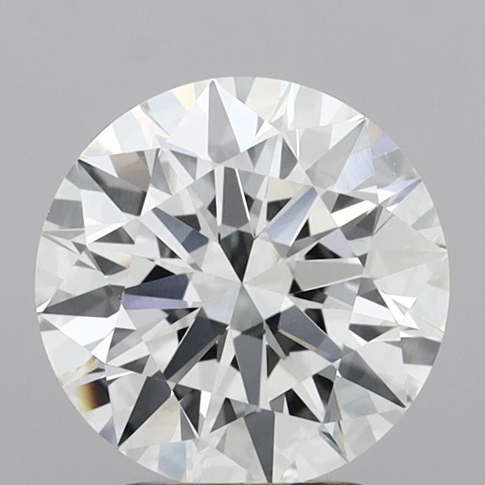3.02 Carat Round Shaped, Ideal Cut, E Color, VVS2 Clarity, IGI Certified Lab Grown Diamond