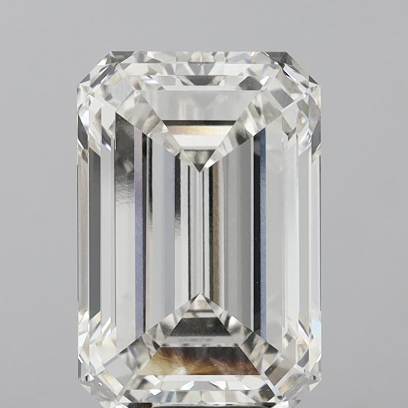 10.09 Carat Emerald Shaped, Excellent Cut, H Color, VVS1 Clarity, IGI Certified Lab Grown Diamond