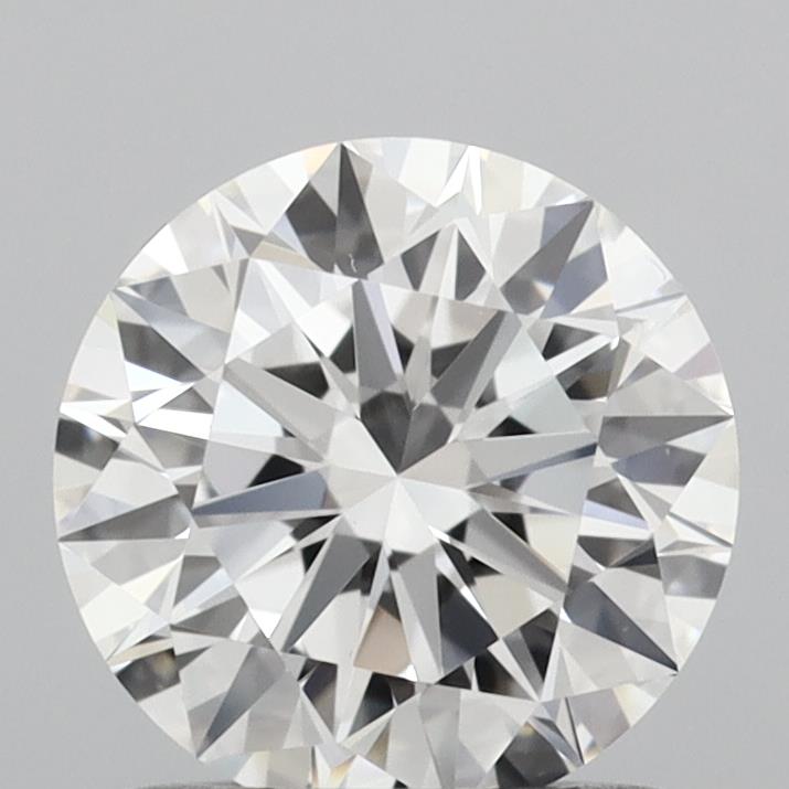 1.06 Carat Round Shaped, Ideal Cut, D Color, VVS2 Clarity, IGI Certified Lab Grown Diamond