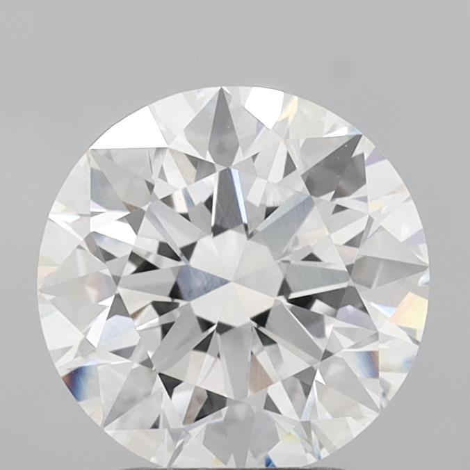 2.70 Carat Round Shaped, Ideal Cut, D Color, VS1 Clarity, IGI Certified Lab Grown Diamond