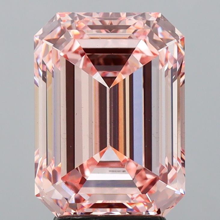 4.43 Carat Emerald Shaped, Ideal Cut, VS1 Clarity, IGI Certified Lab Grown Diamond