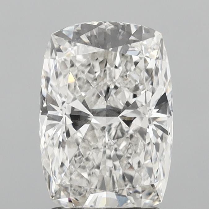2.54 Carat Cushion Shaped, Ideal Cut, F Color, VS1 Clarity, IGI Certified Lab Grown Diamond