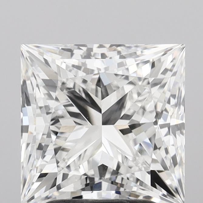 3.06 Carat Princess Shaped, Ideal Cut, E Color, VVS1 Clarity, IGI Certified Lab Grown Diamond