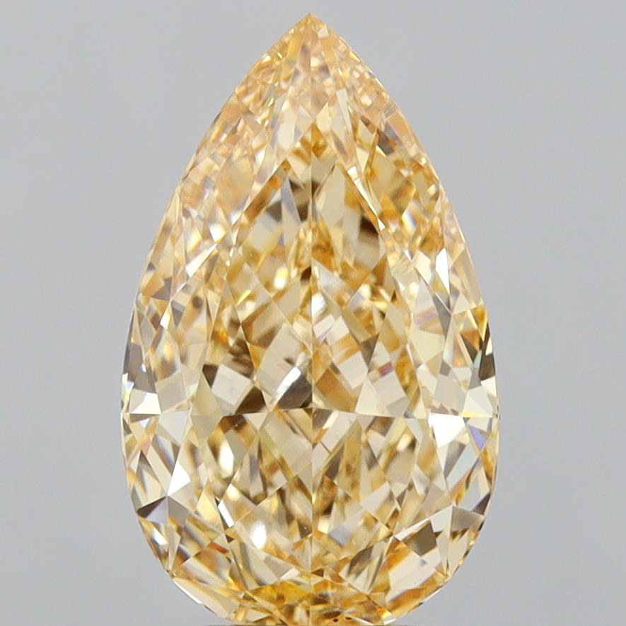 4.11 Carat Pear Shaped, Ideal Cut, VVS2 Clarity, IGI Certified Lab Grown Diamond