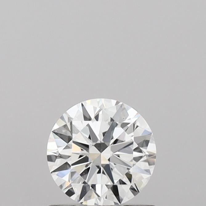 0.69 Carat Round Shaped, Excellent Cut, D Color, VVS2 Clarity, IGI Certified Lab Grown Diamond