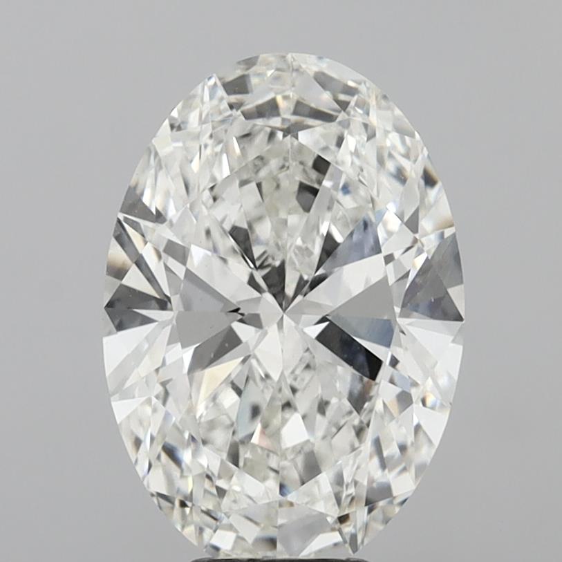 6.07 Carat Oval Shaped, Ideal Cut, G Color, VVS2 Clarity, IGI Certified Lab Grown Diamond