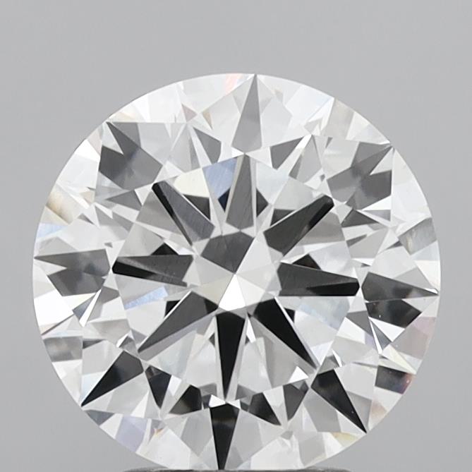 3.07 Carat Round Shaped, Excellent Cut, E Color, VVS2 Clarity, IGI Certified Lab Grown Diamond