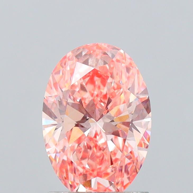 1.53 Carat Oval Shaped, Ideal Cut, VS1 Clarity, IGI Certified Lab Grown Diamond