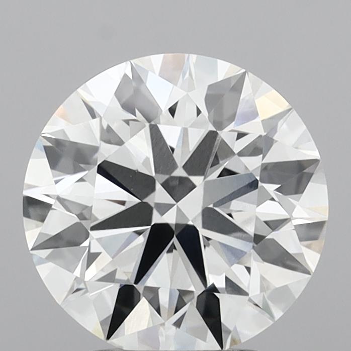 3.08 Carat Round Shaped, Ideal Cut, E Color, VVS2 Clarity, IGI Certified Lab Grown Diamond