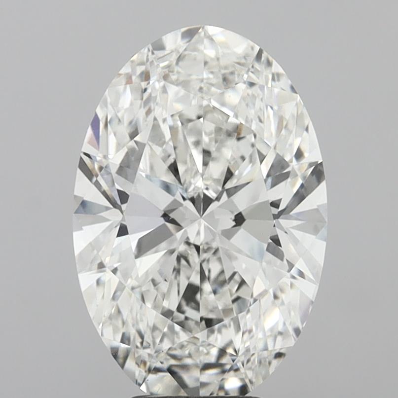 6.02 Carat Oval Shaped, Ideal Cut, F Color, VS1 Clarity, IGI Certified Lab Grown Diamond