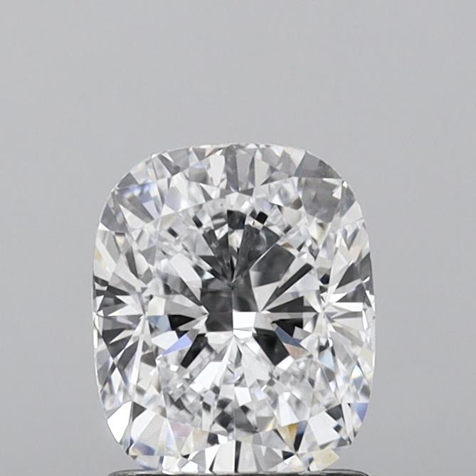 1.59 Carat Cushion Shaped, Ideal Cut, D Color, VVS1 Clarity, IGI Certified Lab Grown Diamond